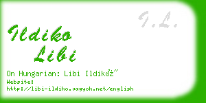 ildiko libi business card